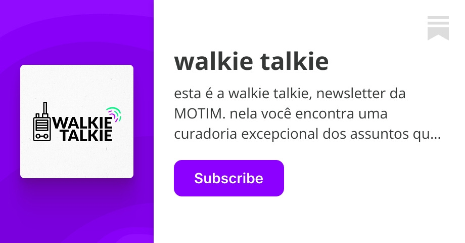 walkie talkie | Substack