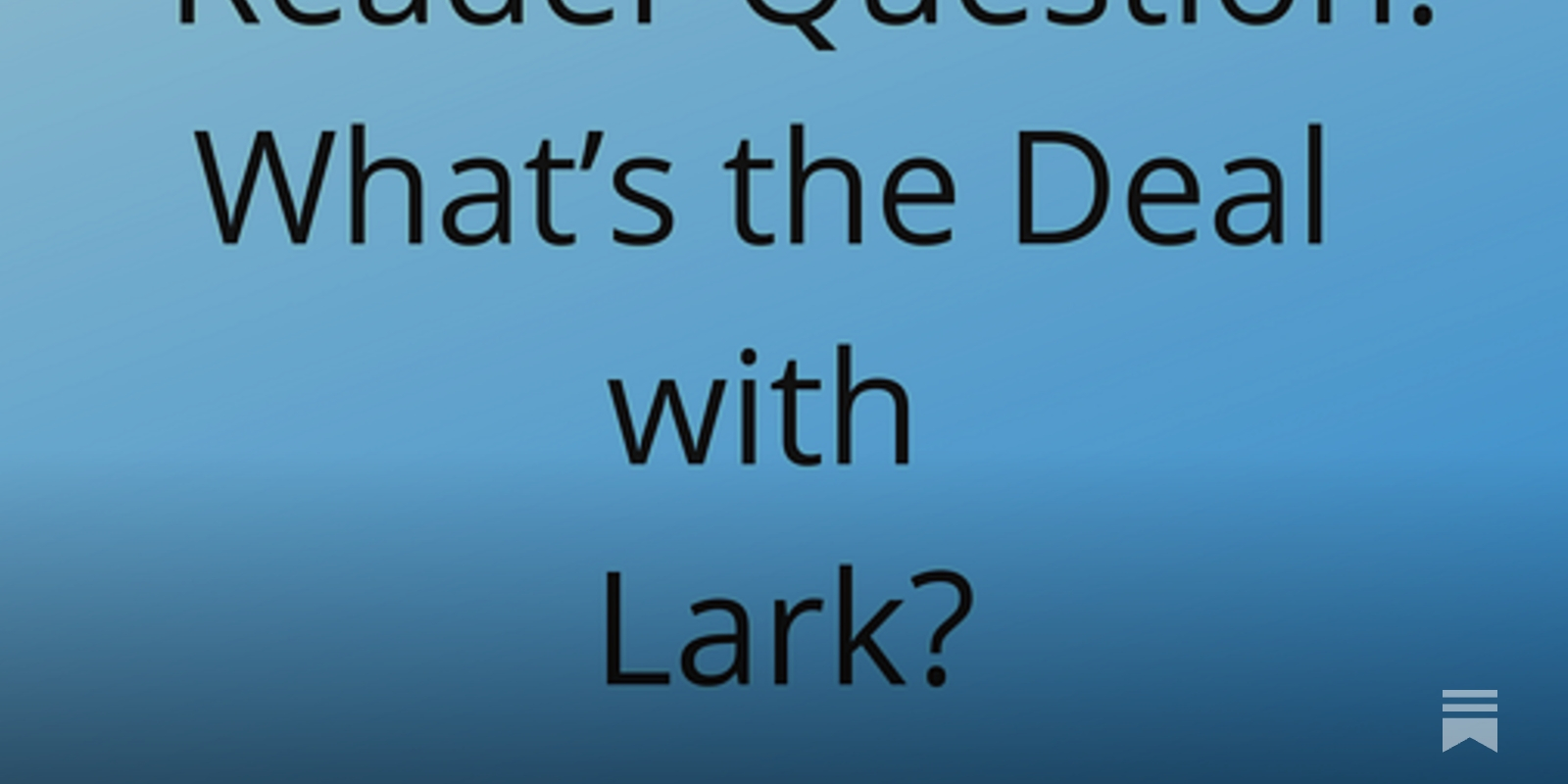 Lark fitbit best sale