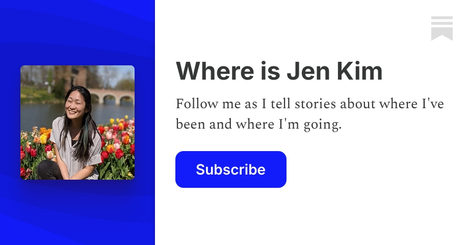 Where Is Jen Kim Substack