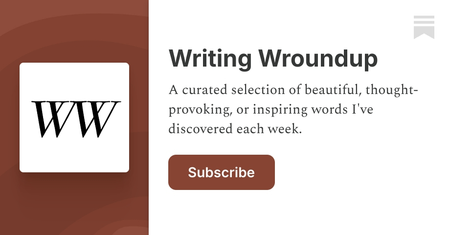 Writing Wroundup | Nikki | Substack