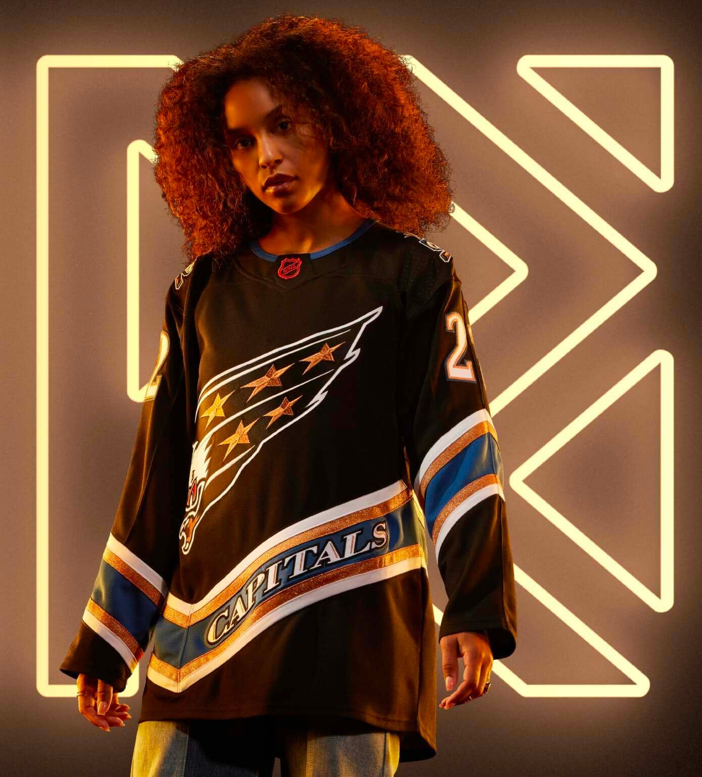 These concepts reimagine the Washington Capitals' screaming eagle design as  a modern-day alternate jersey