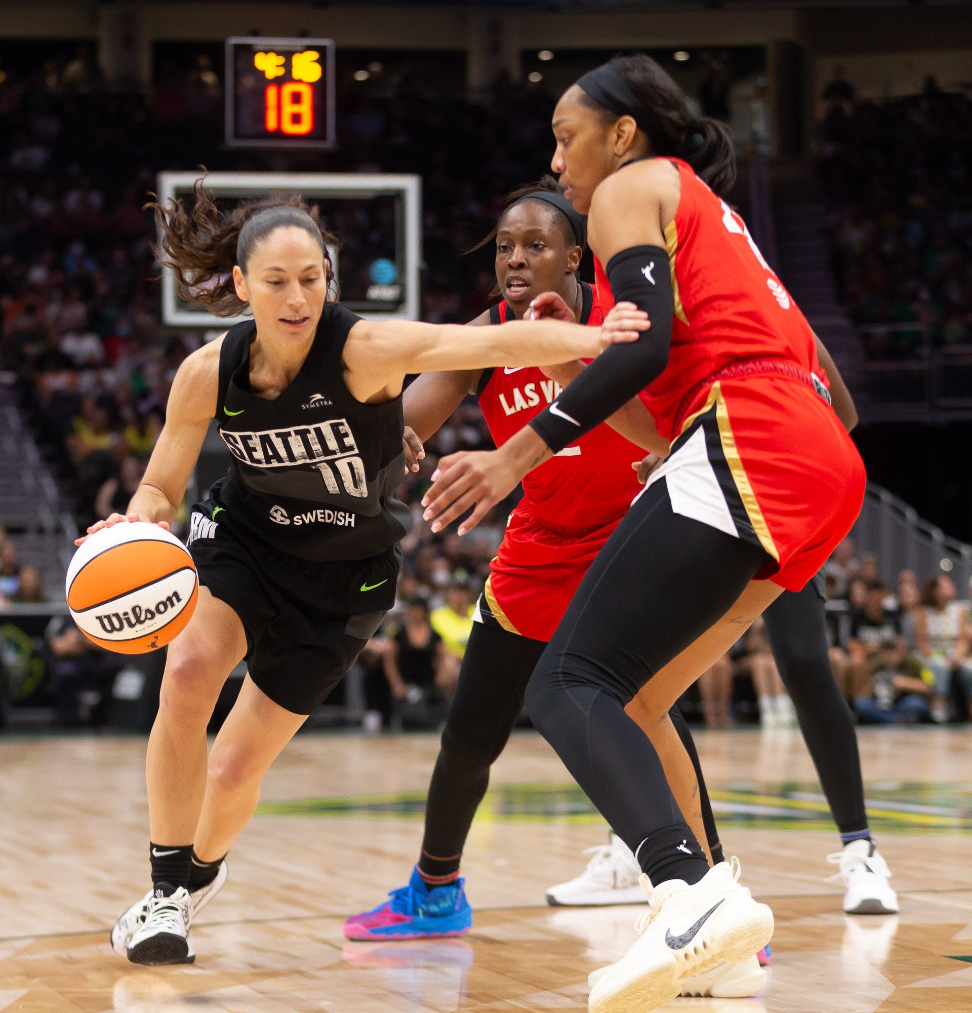 A'JA WILSON LAS VEGAS ACES WNBA NIKE AUTHENTIC EXPLORER