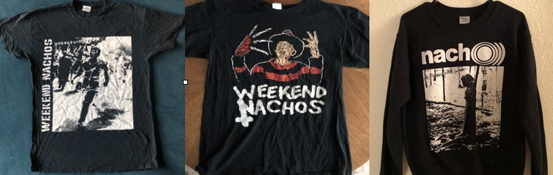 weekend nachos merch