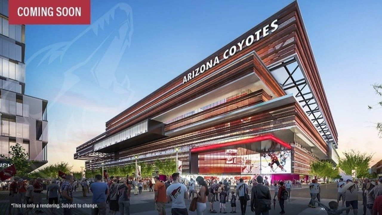 New ASU multipurpose arena to host Arizona Coyotes for next