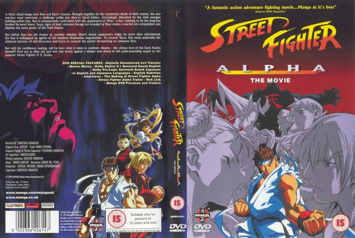 Curiosidades de Street Fighter Alpha: The Animation