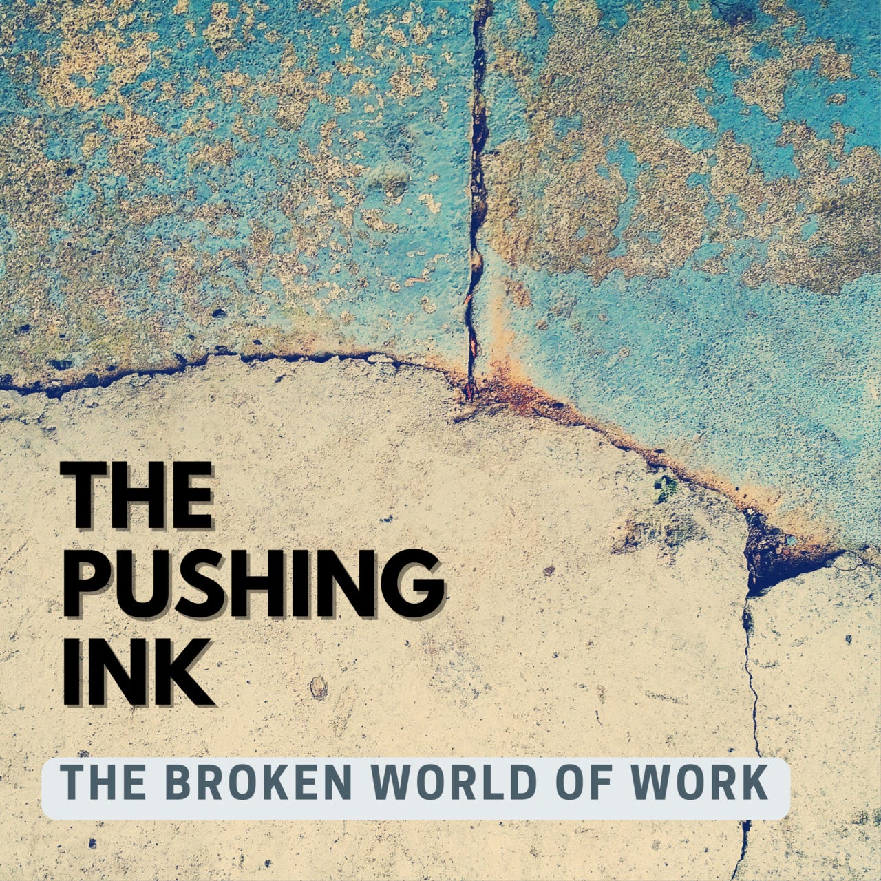 The Pushing Ink logo