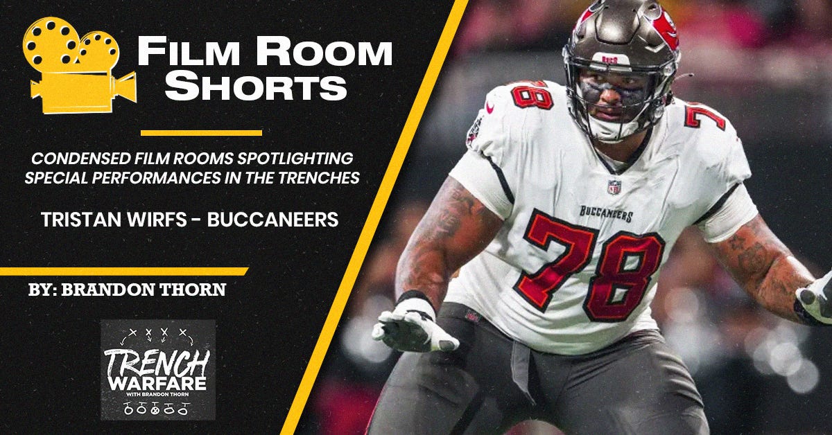 Week 2 Film Room Short - Bucs RT Tristan Wirfs