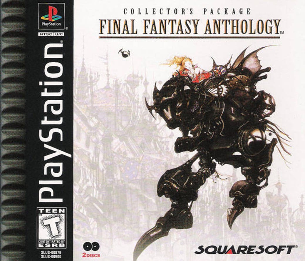 Антология фэнтези. Final Fantasy 6 обложка. Финал фэнтези сони плейстейшен 1. Final Fantasy Anthology PLAYSTATION. Final Fantasy 6 ps1.