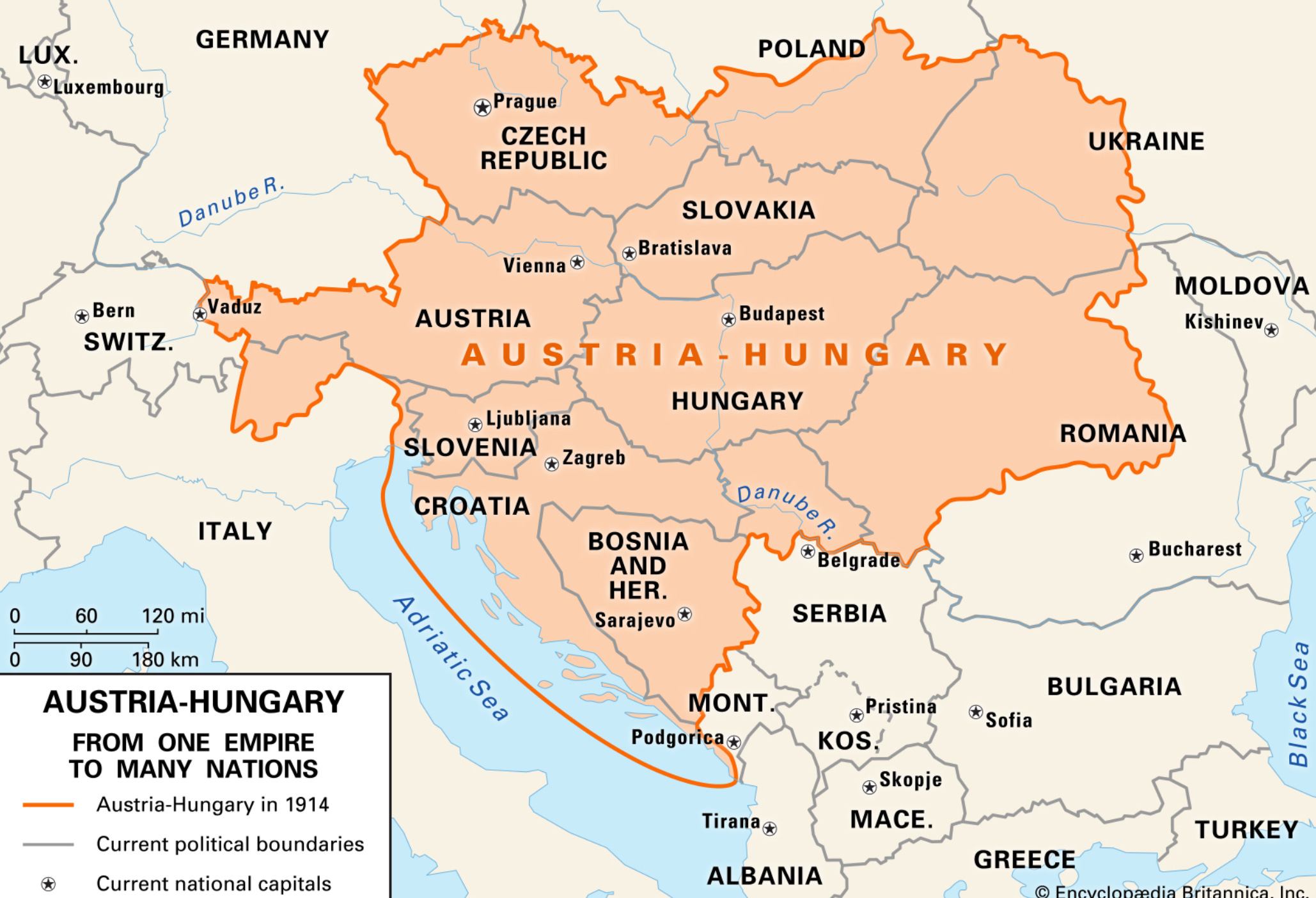 Австрия сербия. Австро-Венгрия до первой мировой войны карта. Австро Венгрия 1914. Австро Венгрия на карте 1914 года. Австро венгерская Империя 1914.