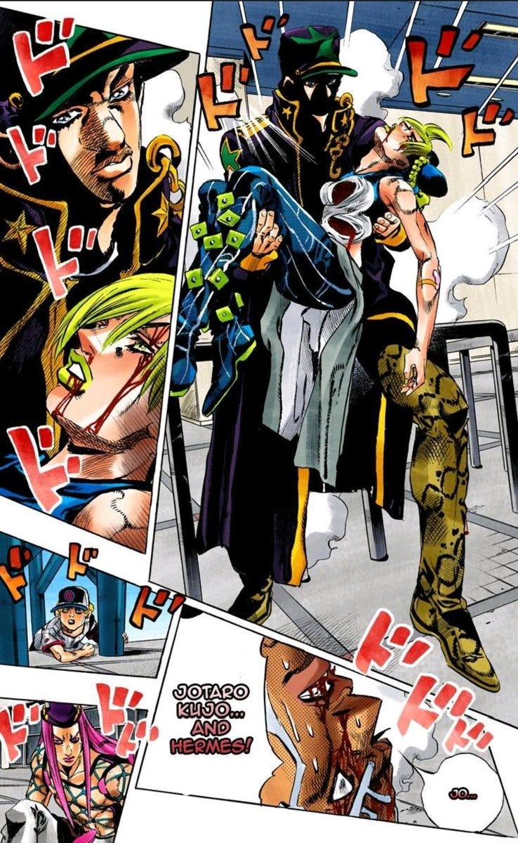 JJBA City Hall」 — Was there ever an official/iconic Jolyne pose?