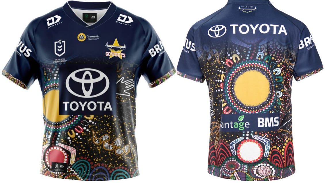 Jesse James designs North Queensland Cowboys' 2021 Indigenous