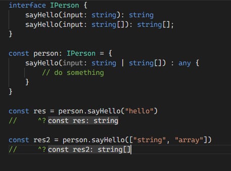 Function Overloading in Typescript - DEV Community