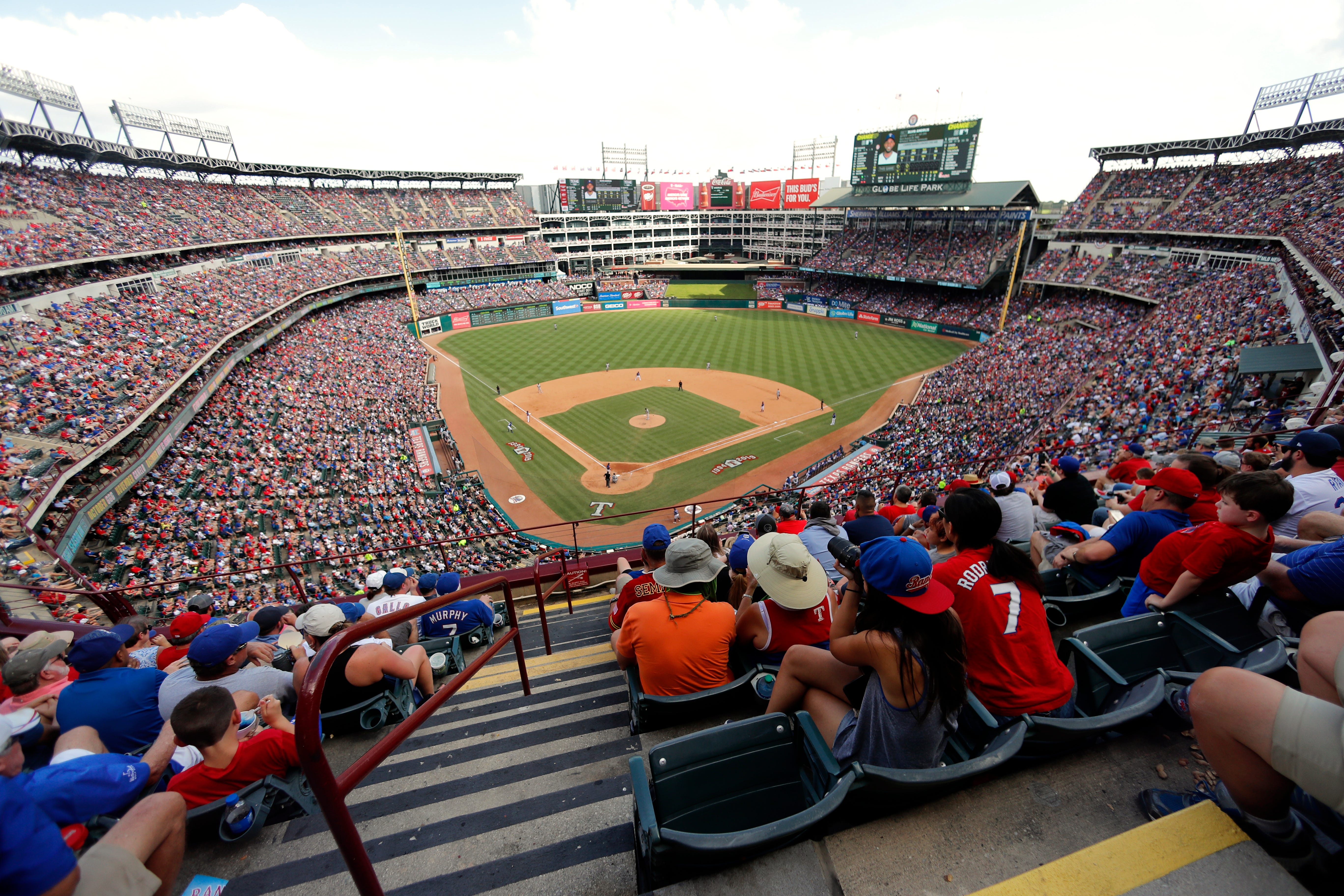 A look back at some of the hottest days for the Texas Rangers at Globe Life  Park