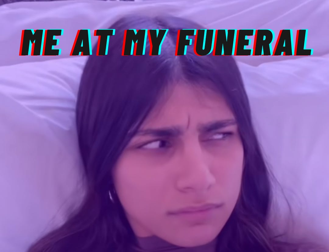 Me at my funeral - TikTok Trend Watch