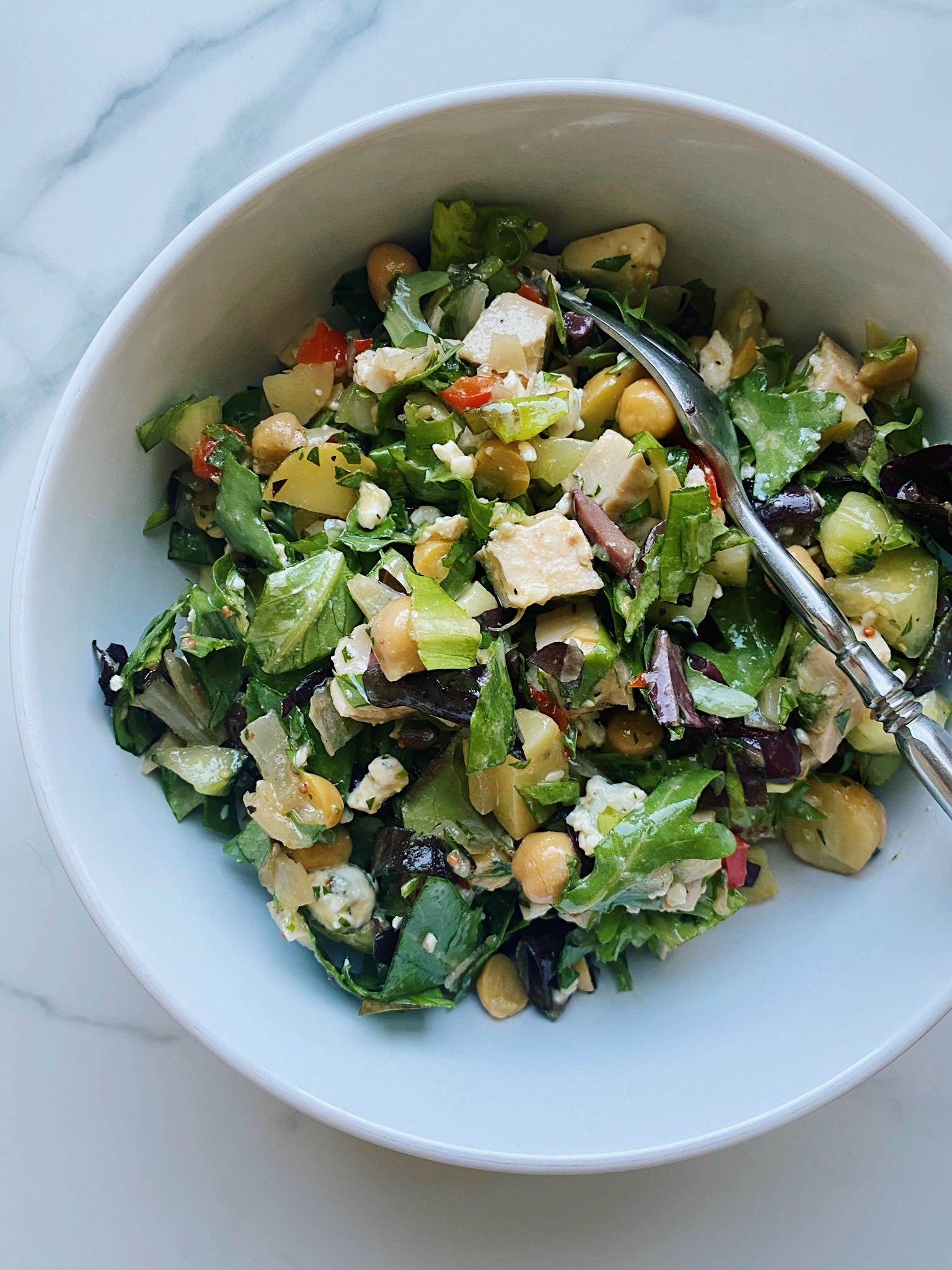 Vegetarian New York Chopped Salad - Inspiralized