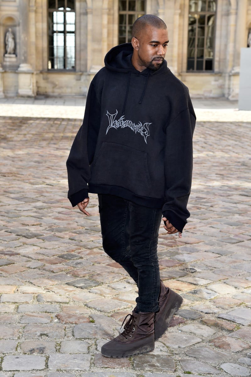 Photos Of Ye on X: Demna Gvasalia is the creative director of the DONDA  Album Release Event. Demna is also the creative director of Balenciaga and  the co-founder of Vetements.  /
