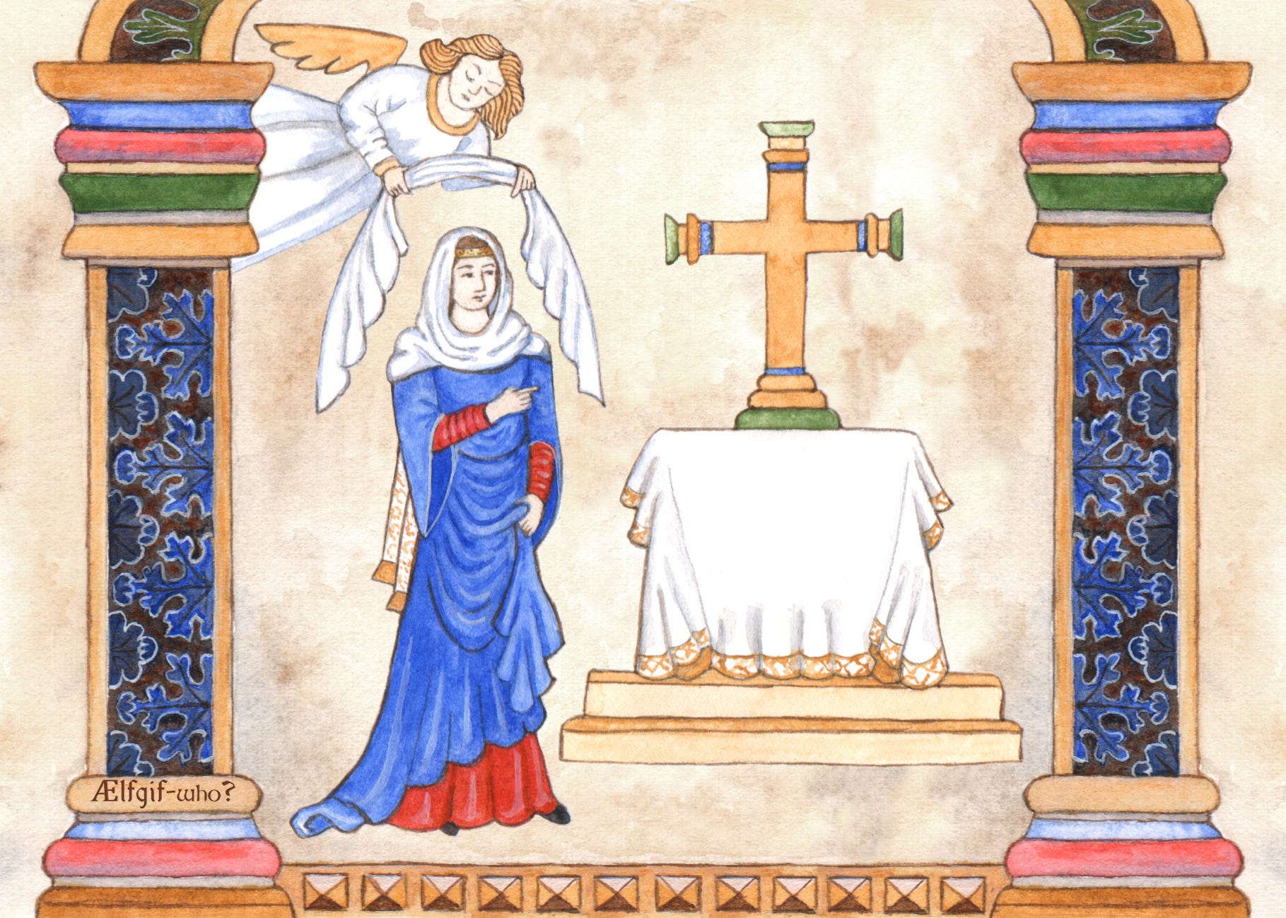 Medieval and Middle Ages History Timelines - Emma (of Normandy, Wife of  Aethelred)