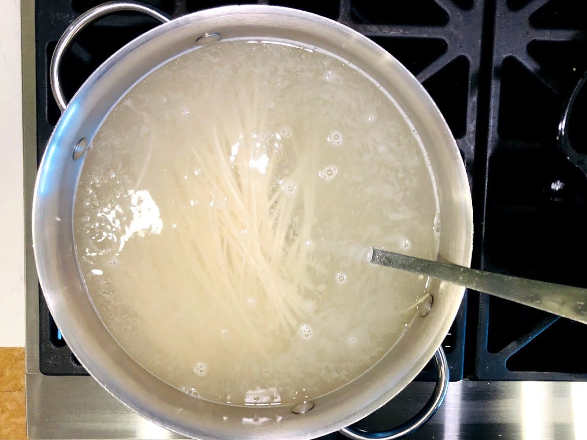 20-Minute Udon Noodle Soup with Buttery Tomato Broth