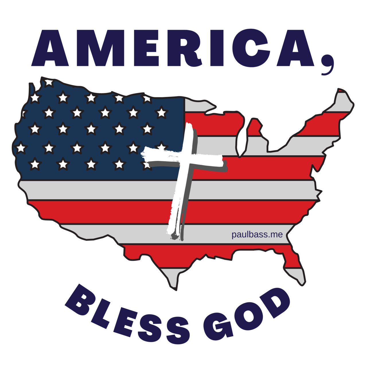 Artwork for America Bless God!