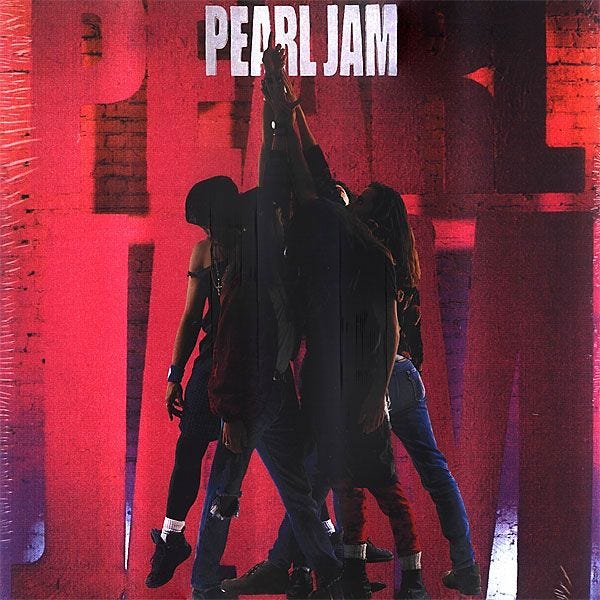 Vintage 90's Pearl Jam Spin Magazine Cover T Shirt Size XL 