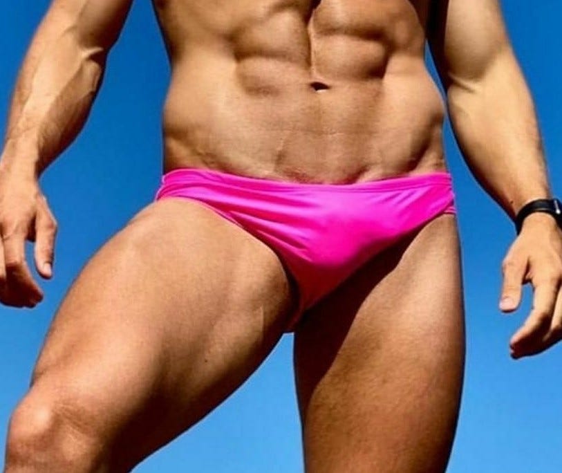 Is it OK for men to wear thong bikinis at the beach? – Orange