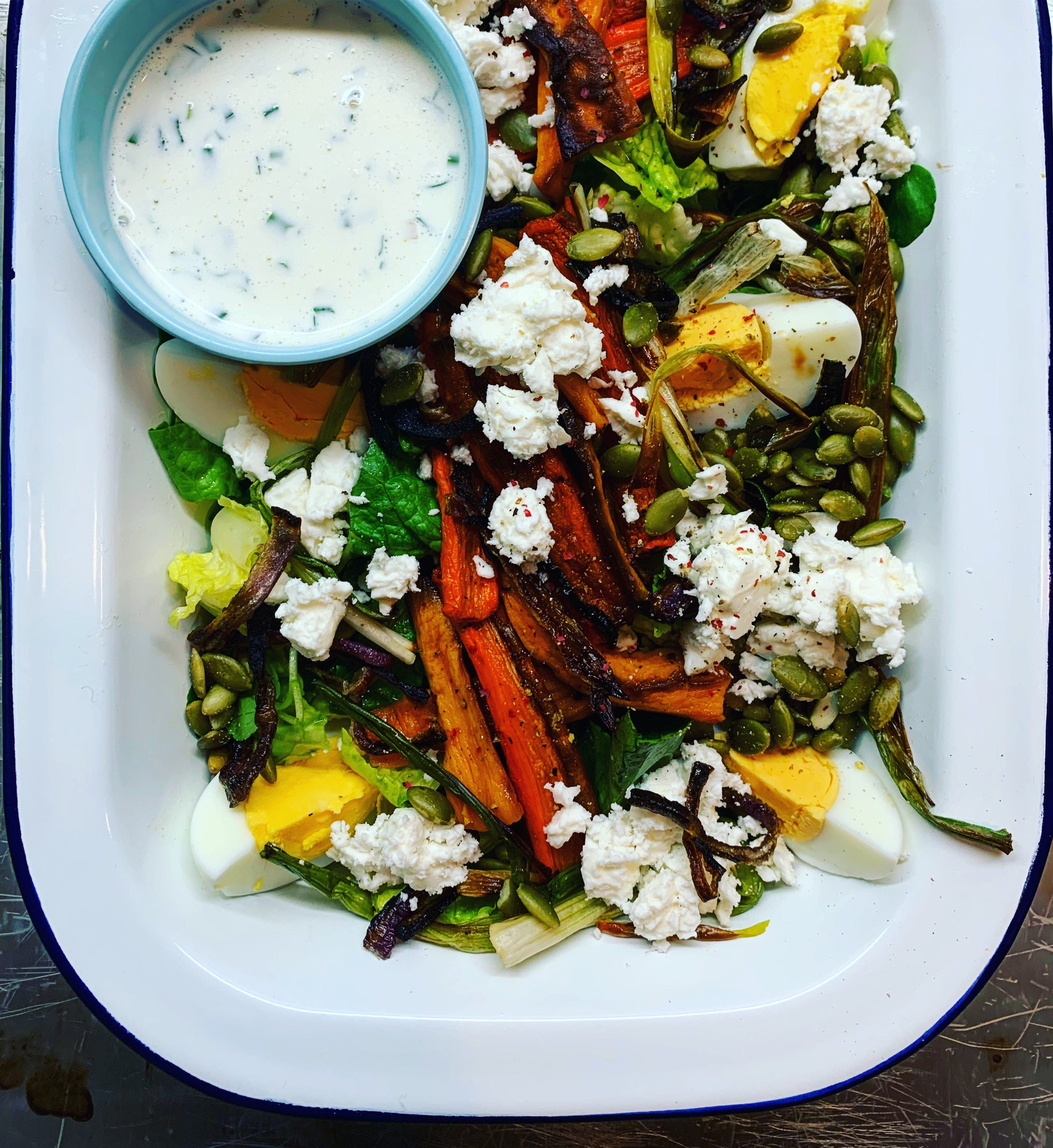 Delicious Cobb Shaker Salads at Needham High School