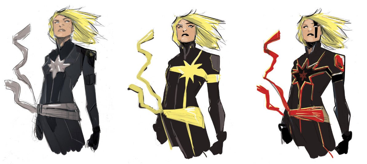 Reimagined Female Superhero Costume Designs. (x/post r/scifi) :  r/TwoXChromosomes