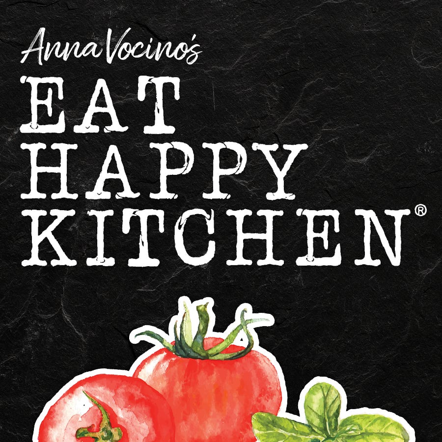 Artwork for Anna Vocino's Eat Happy Kitchen Newsletter