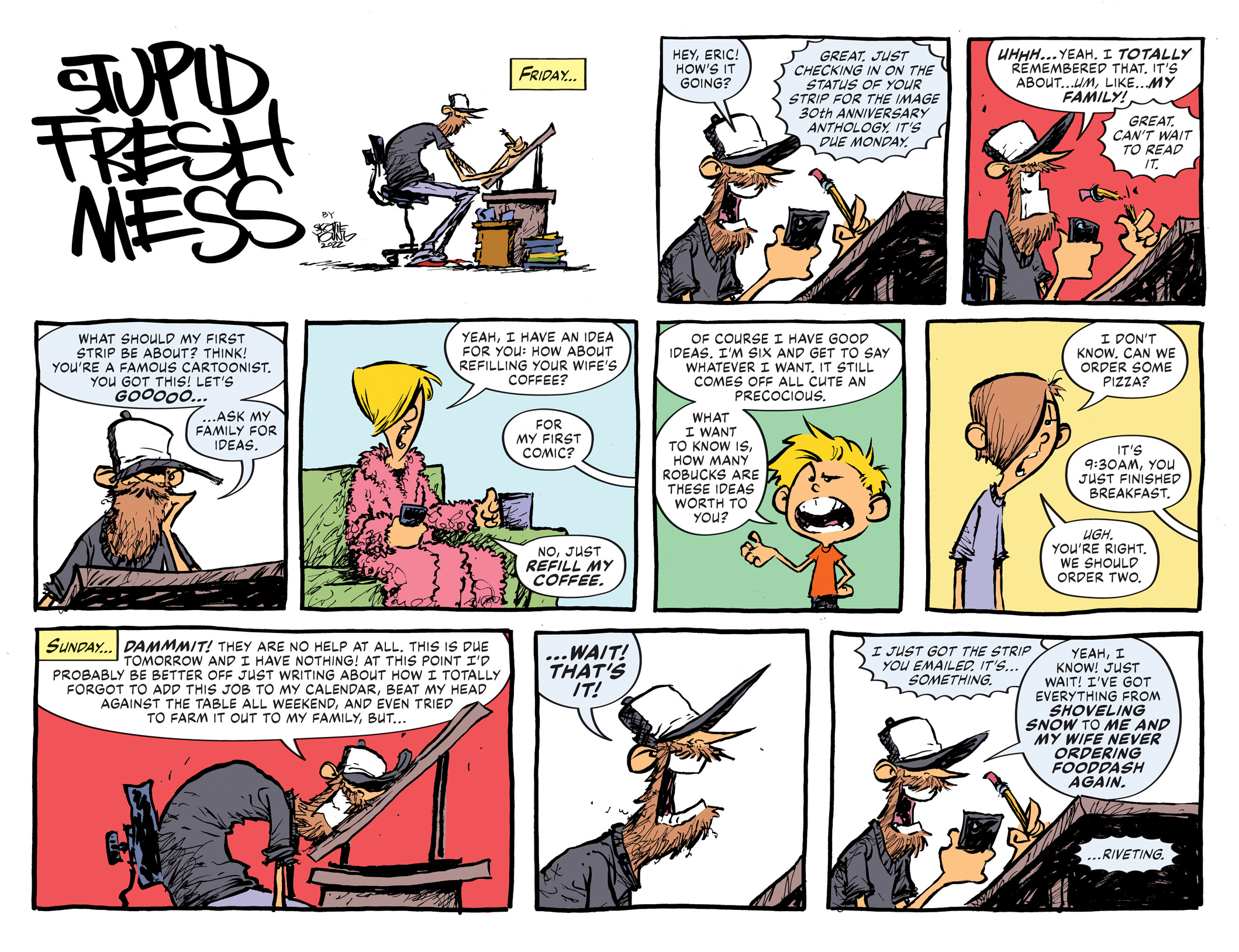 Stupid Fresh Mess...The Comic Strip - by Skottie Young