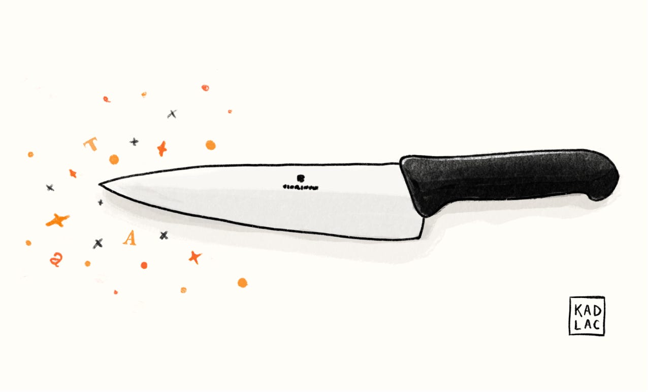 Custom 8 Chef Knife - Abundant Kitchen