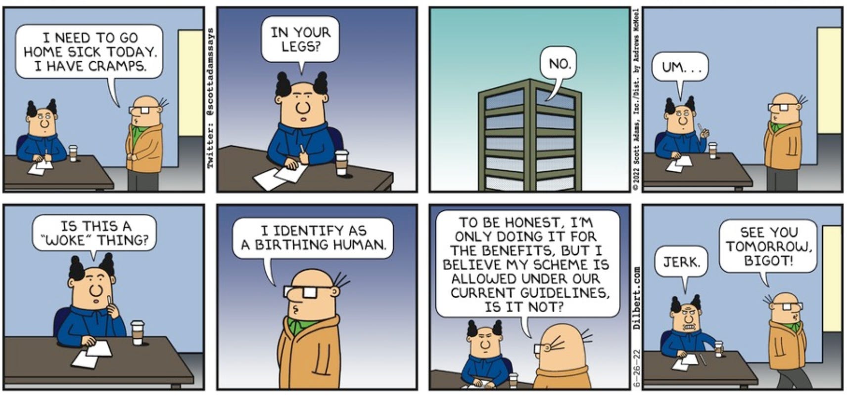 What the Hell is Up with Dilbert - by Meghan Boilard