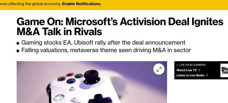 FTC Should tell Microsoft that it's “Game Over” with its plans to buy  Activision Blizzard