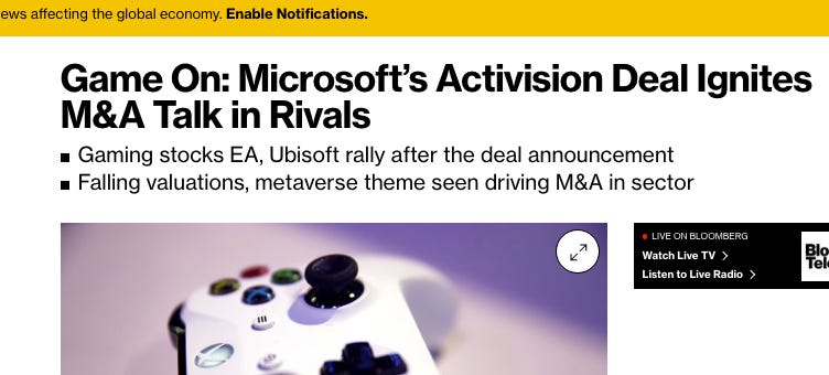 Microsoft: Activision deal poses antitrust test