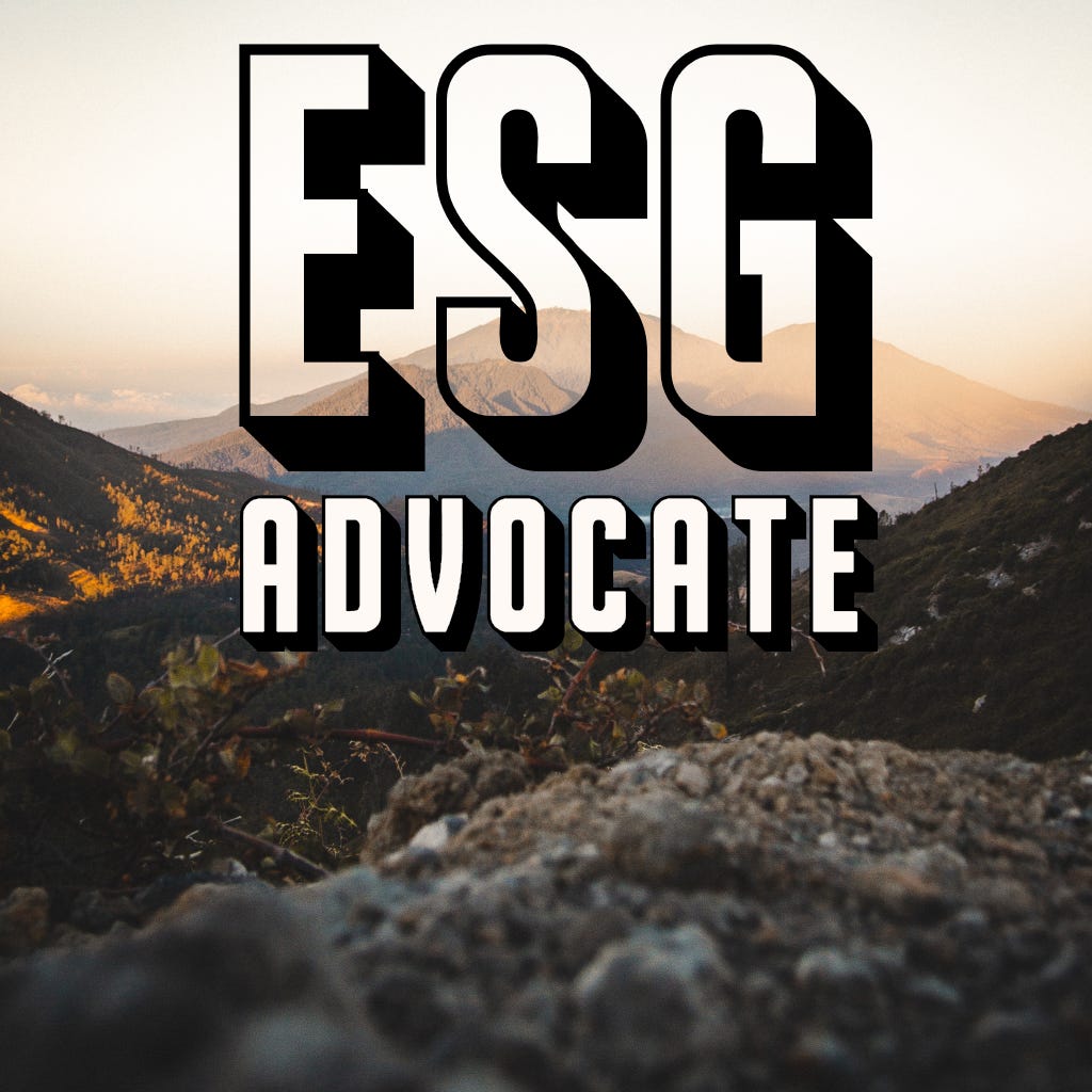 Artwork for The ESG Advocate