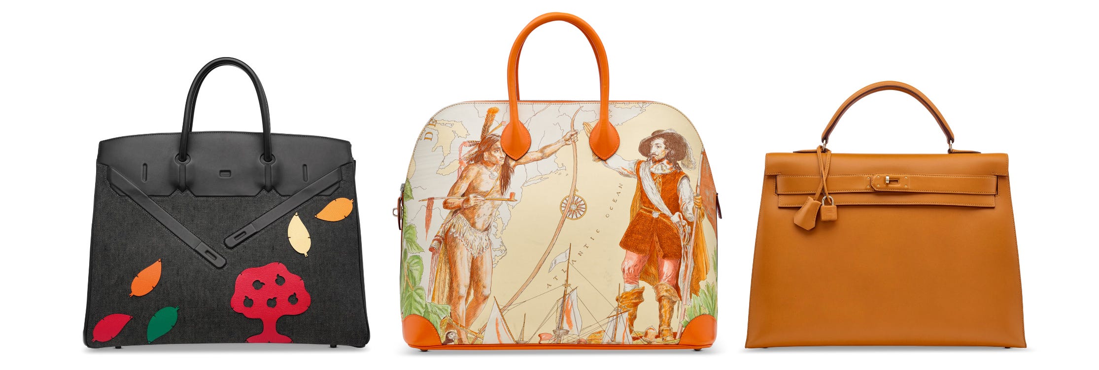 Sold at Auction: Hermes Birkin Bag 40 CM in Orange w Original Box