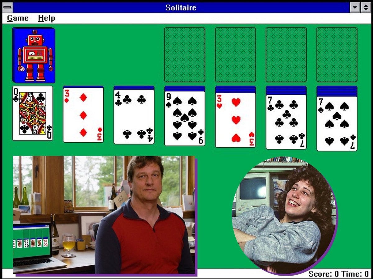 A 41 year-old read-out and the true purpose of Microsoft Solitaire