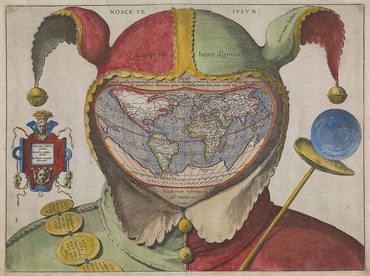 Mapa Mundi contemplating the three countries depicted in this work
