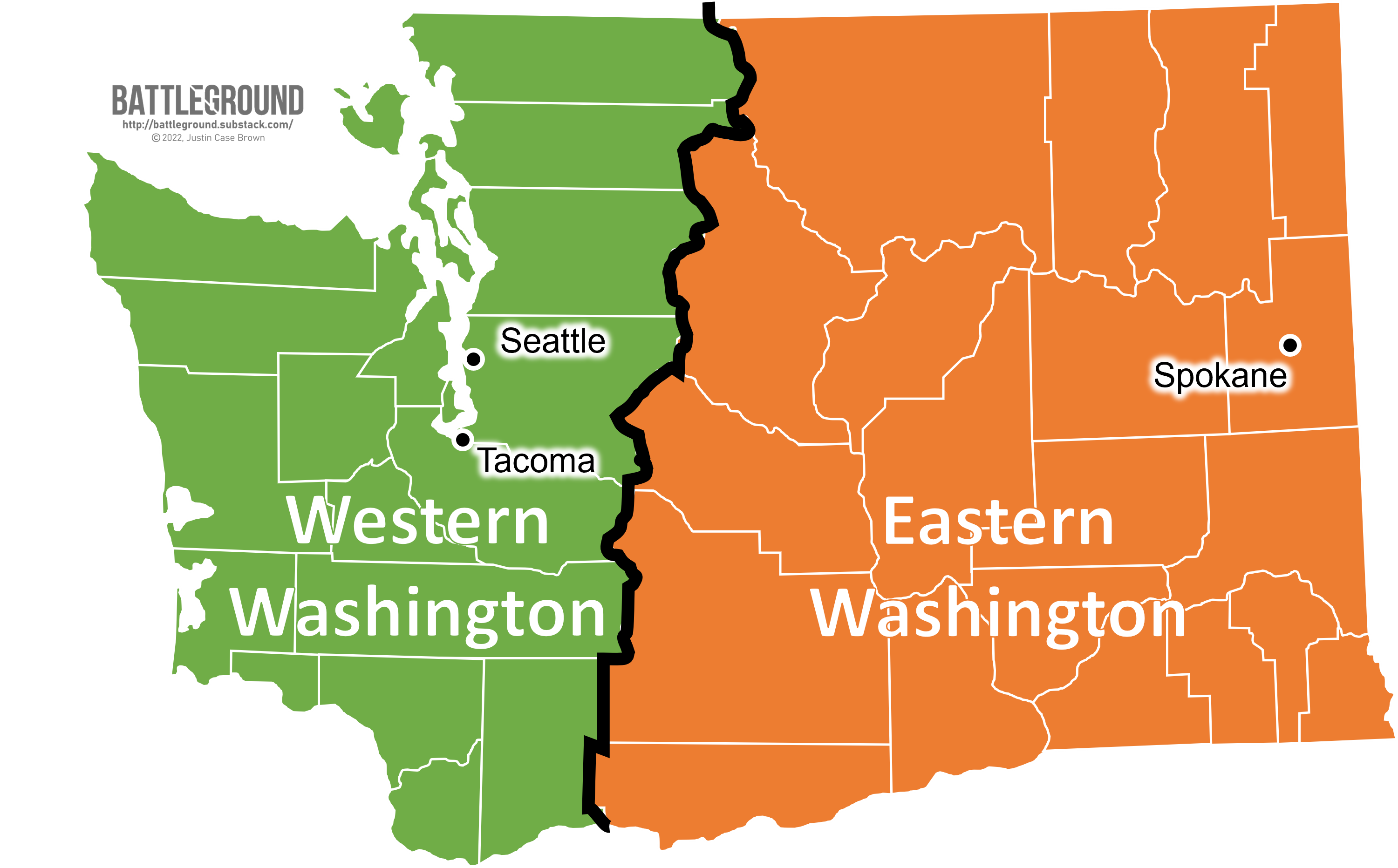 With Washington in the West