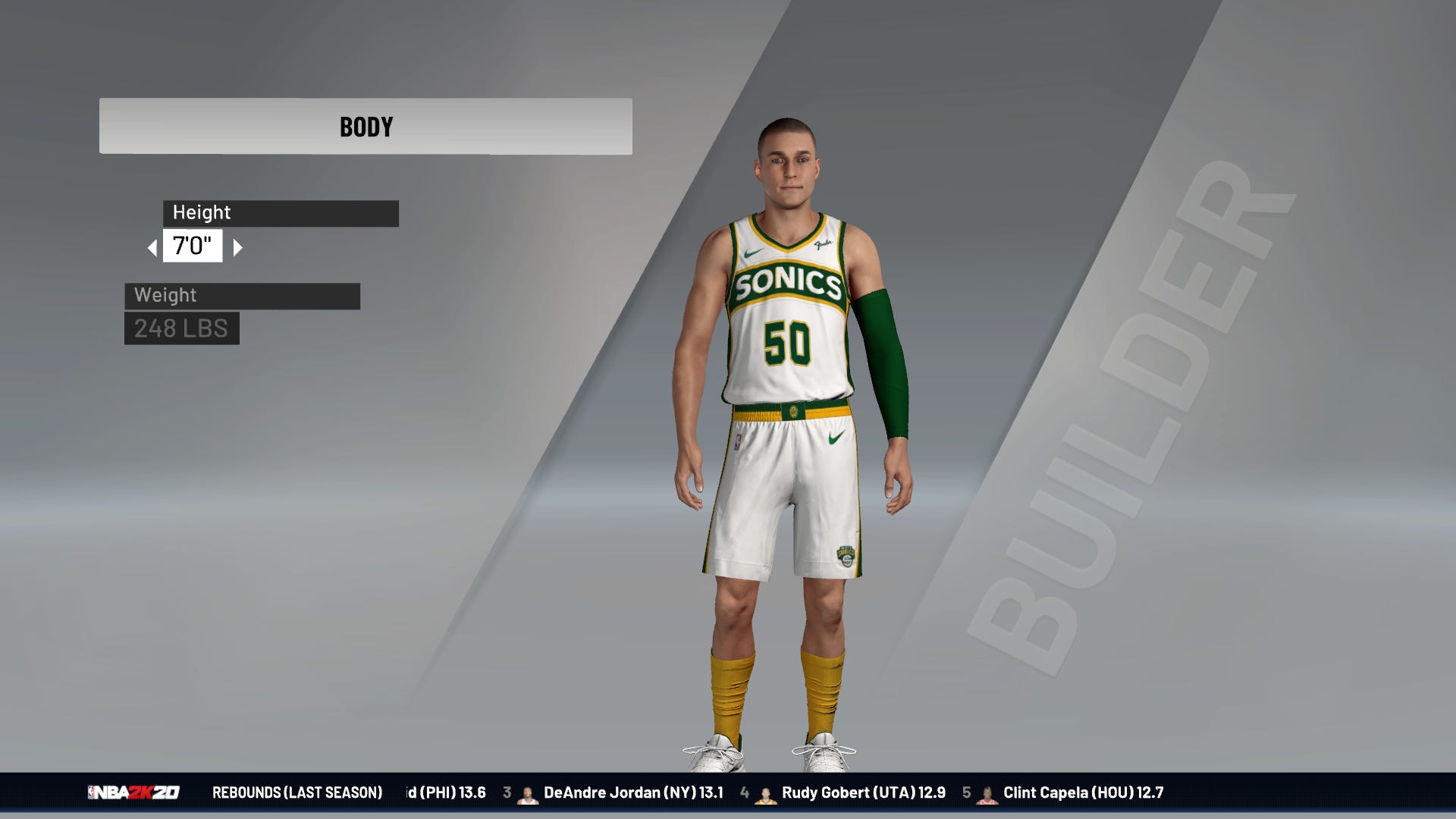 NBA2K20 Custom Team Creation: Seattle Sonics 