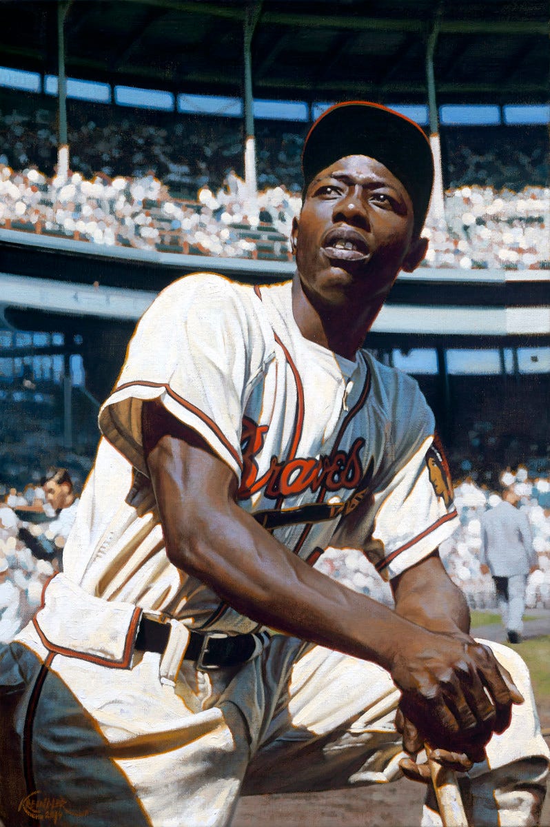 Graig Kreindler on X: Here's my painting of the great Josh Gibson