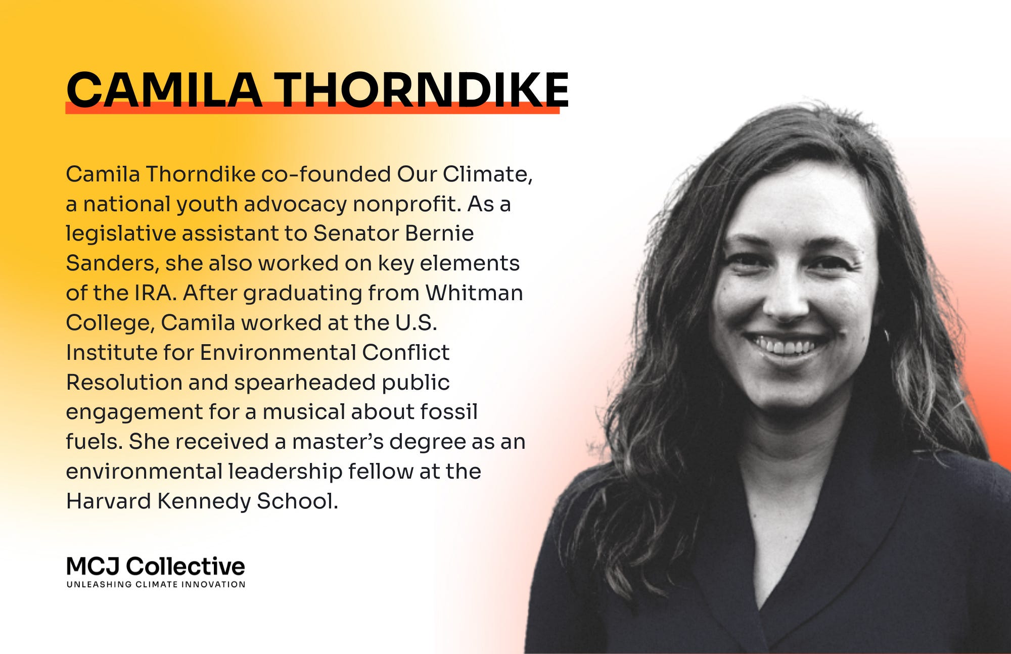 Climate policy with Camila Thorndike