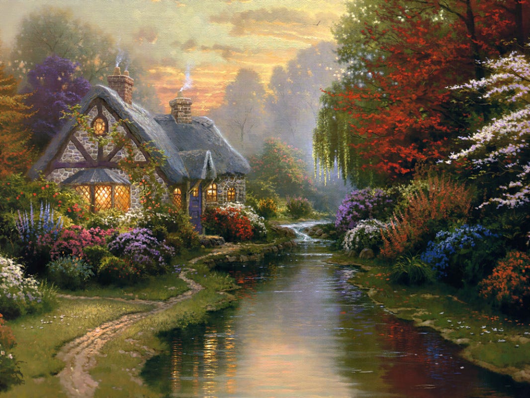 most expensive thomas kinkade painting