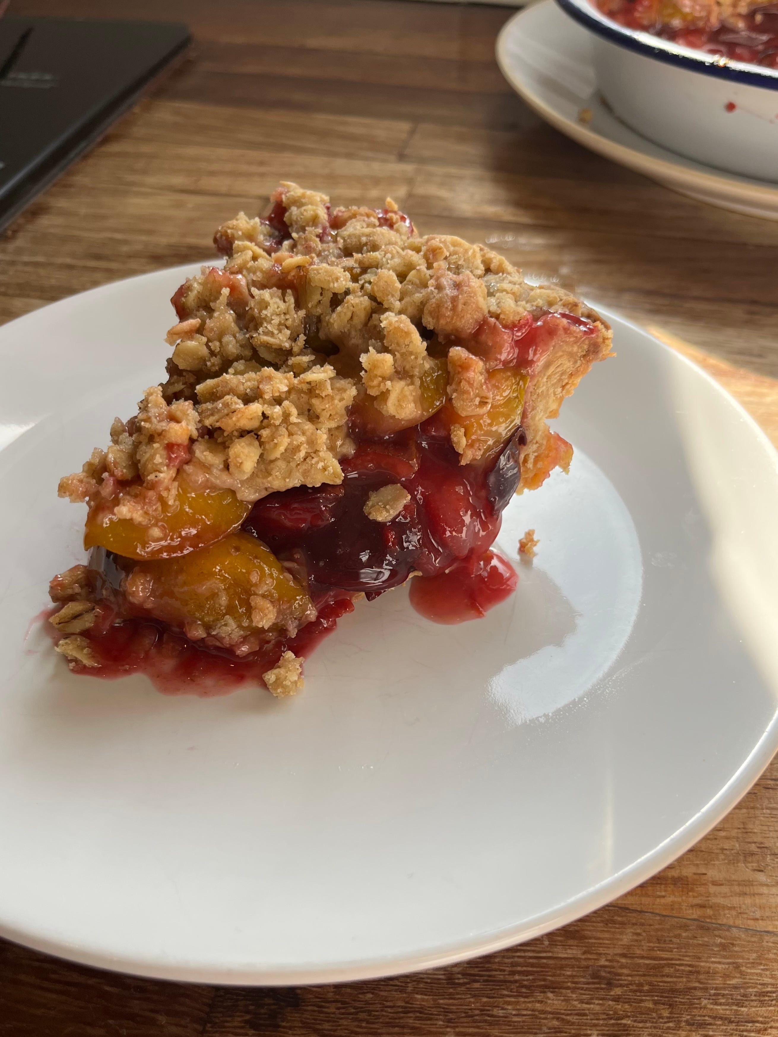Plum Slab Pie - Northern Ginger - Pies and Crumbles