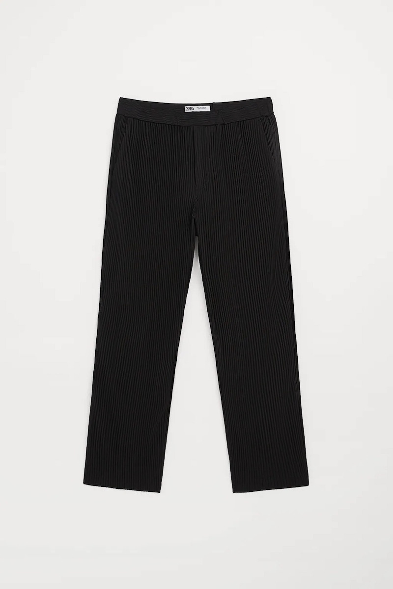 Issey Miyake Pleats Please By Pleated Tailored Trousers In Navy | ModeSens  | Issey miyake pleats please, Pleats please issey miyake, Tailored trousers