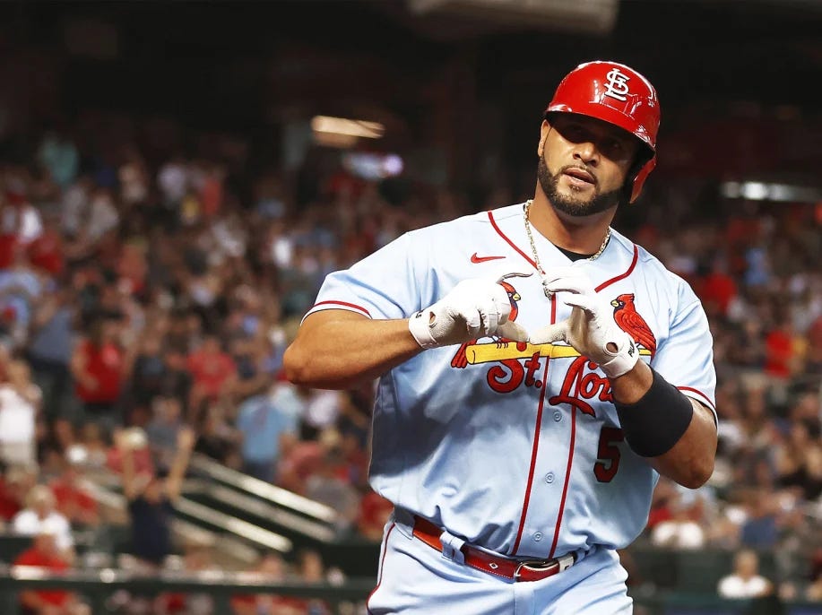 You Can Sign Giant Thank You Cards to Albert Pujols & Yadi Molina