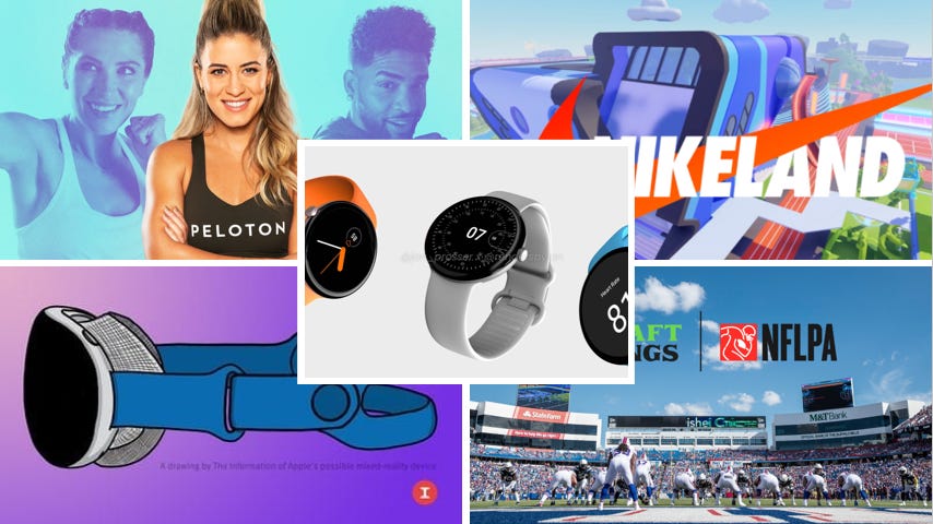 👟 🥽 November Recap: Sports Tech Startups Raised $405M. 88% Came from  Metaverse startups. Nike Buys Metaverse Startup. Apple AR/VR Glasses Coming  in 4Q22.