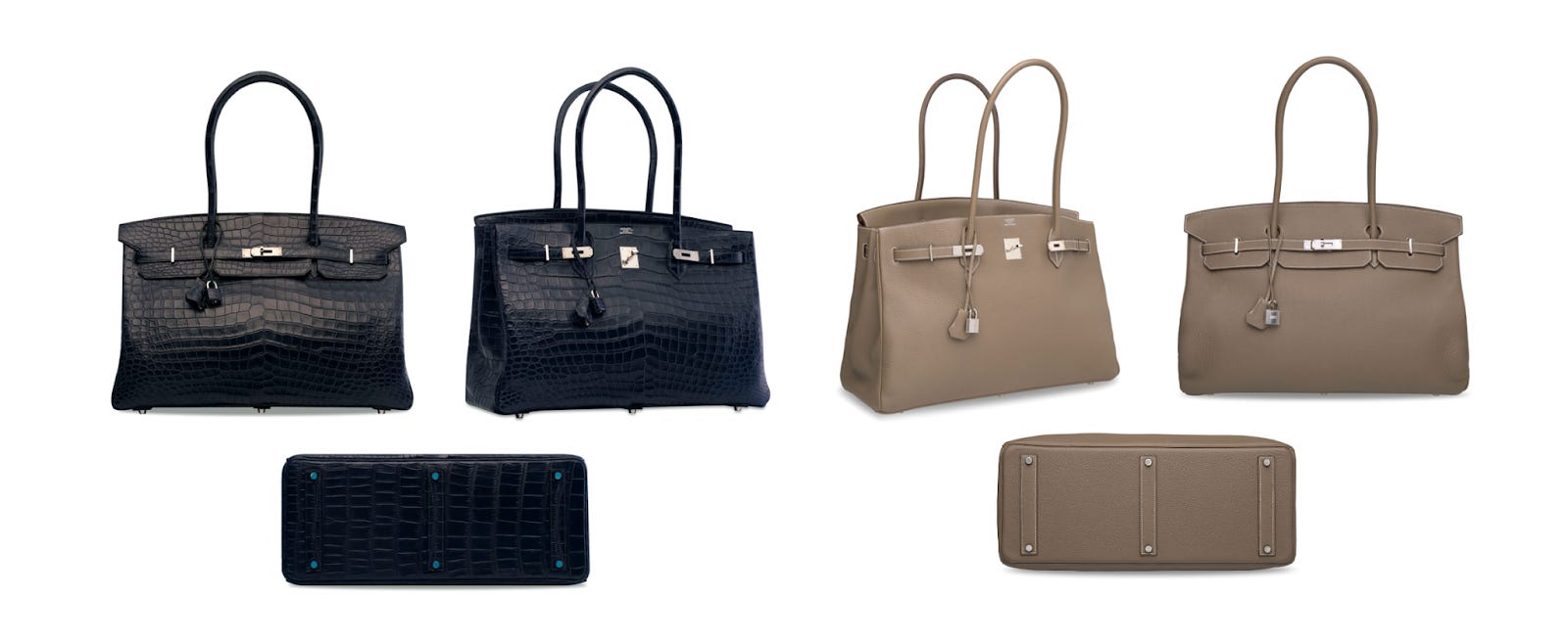 Birkin 25 Special order Ostrich nata and Gris Agate Brushed gold