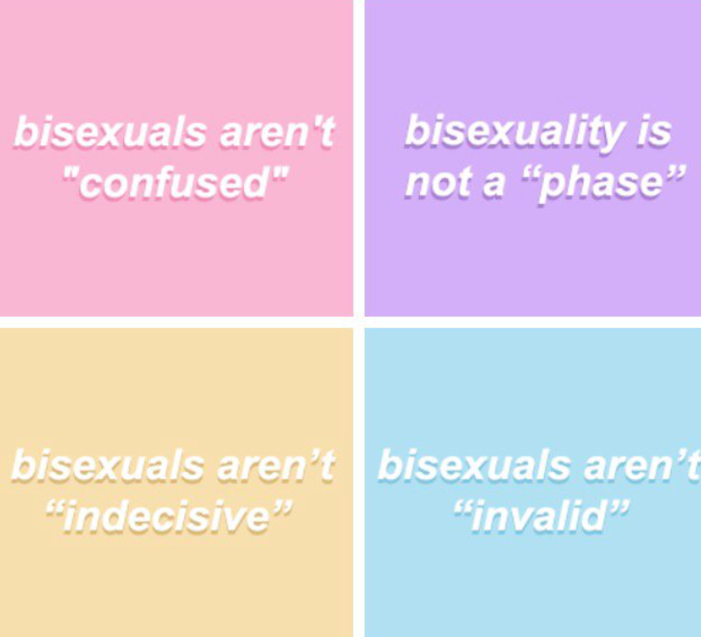 If the stereotype for Bisexuals with ADHD is that we can't sit on