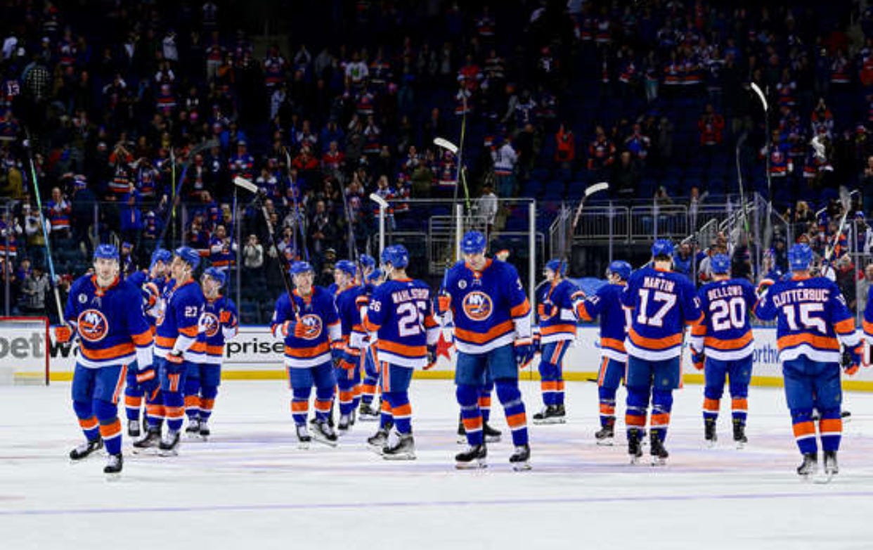 Icethetics: NY Islanders Reverse Retro Fisherman to be blue and