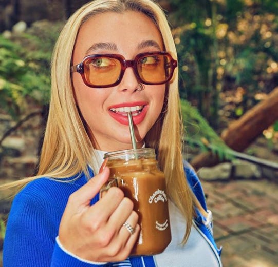 Latte Lover Emma Chamberlain To Launch Her Own Coffee Business This Sunday  - Tubefilter